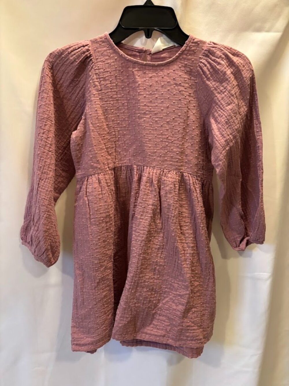 NWT H&M Dusty Pink Cotton Muslin Dress for Kids - US 7